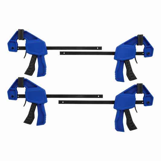 6-Inch One-Handed Mini Bar Clamps, 4-Pack