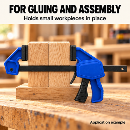 6-Inch One-Handed Mini Bar Clamps, 4-Pack